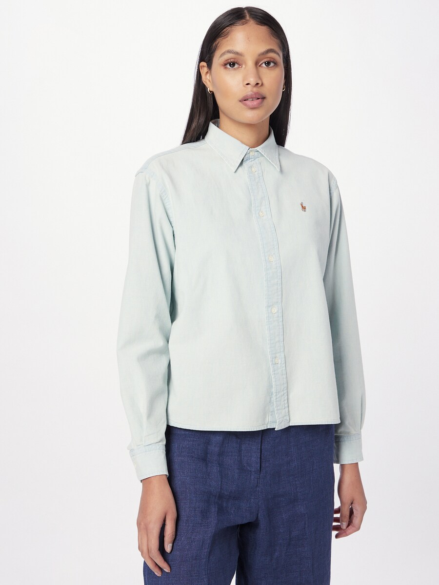Блуза Polo Ralph Lauren, светло-синий — фото 2
