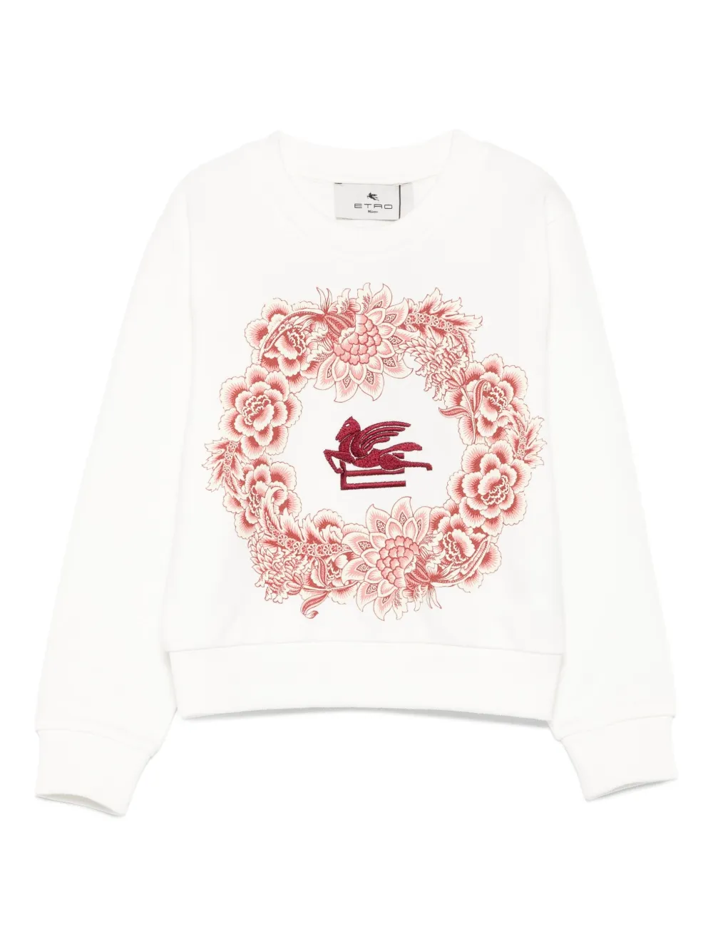 

Толстовка с цветочным декором ETRO KIDS, белый