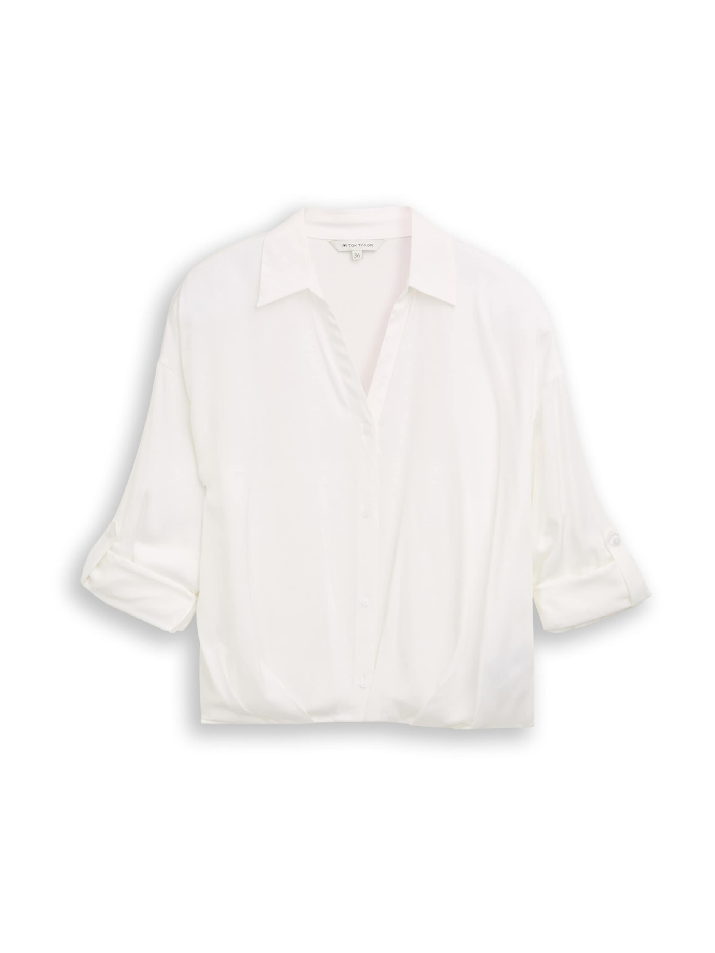 

TOM TAILOR Блузка в белом цвете