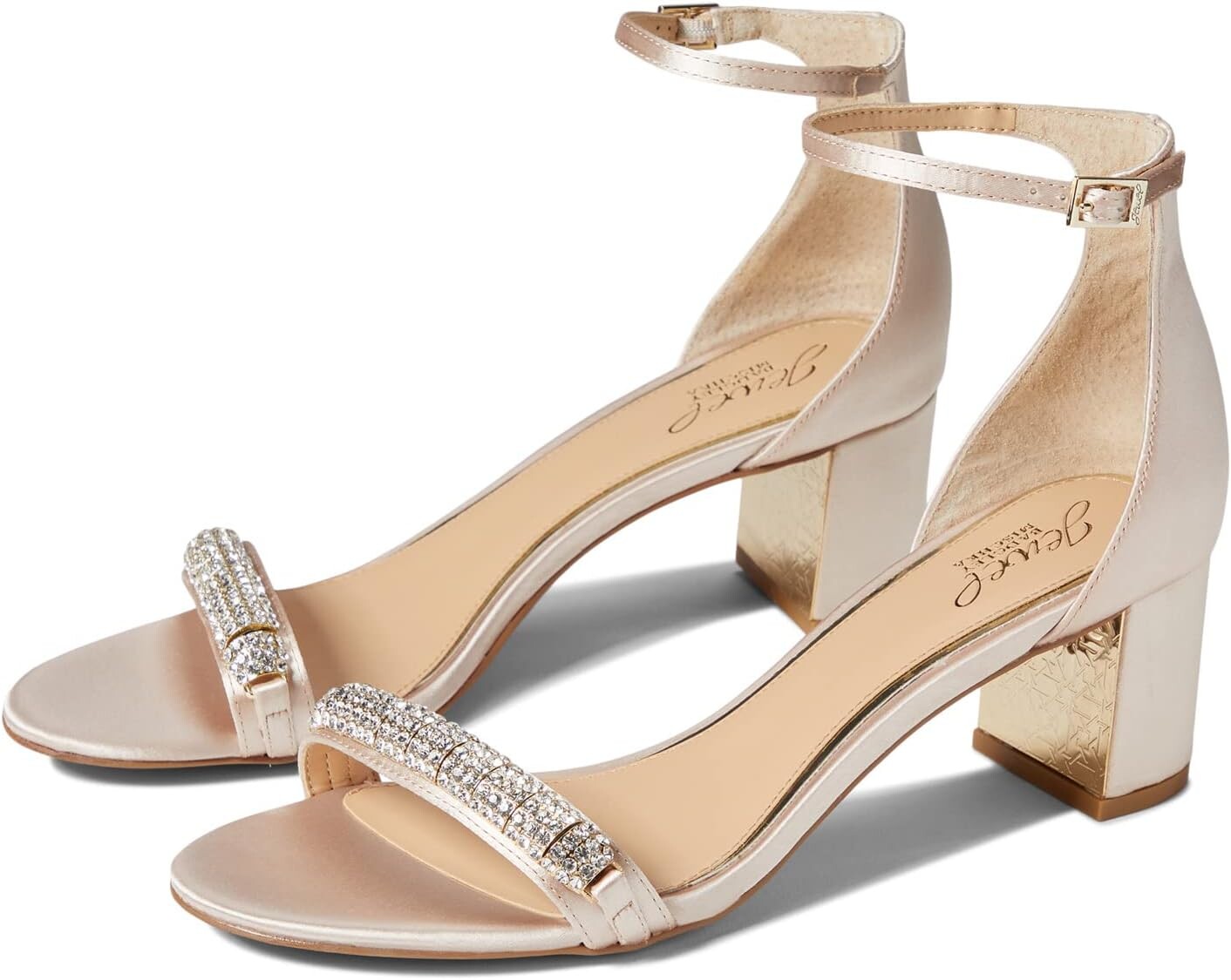 

Сандалии Jewel Badgley Mischka Ramsay, цвет Champagne