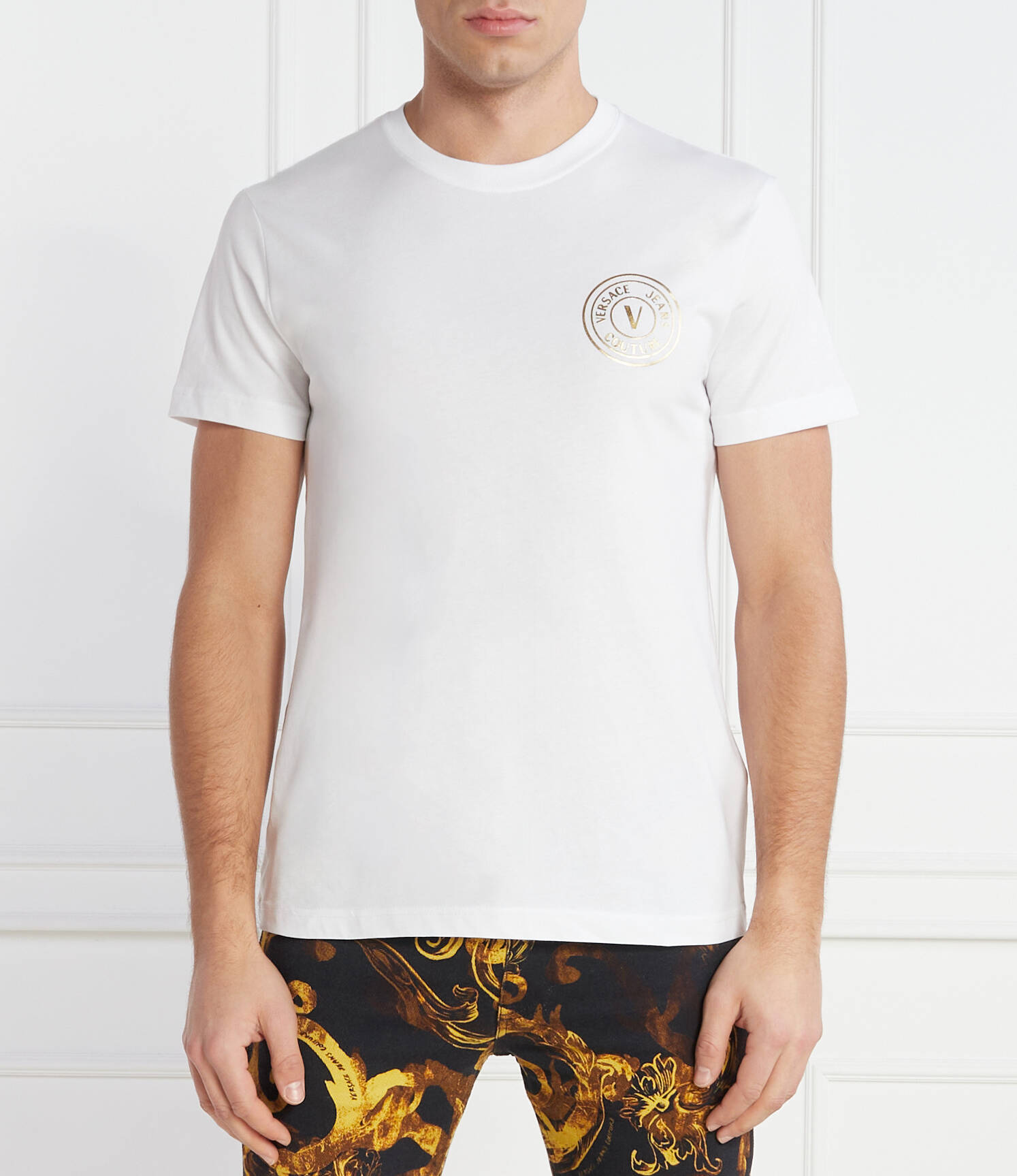 

Футболка Versace Jeans Couture Slim Fit, белый