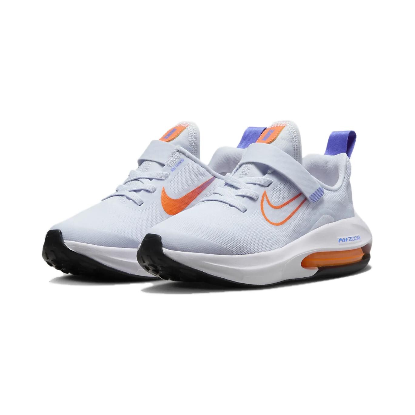 Кроссовки детские Air Zoom Arcadia 2 PS Low-top серые/белые Nike, серый/черный/кремовый — фото 3