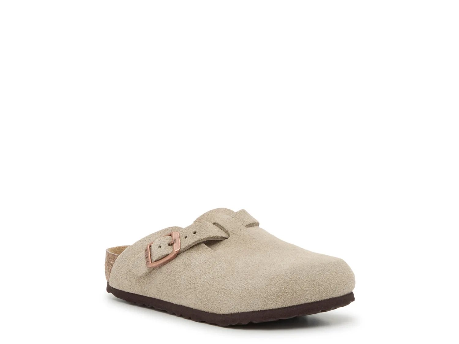 

Сабо Birkenstock Boston Clog - Kids', серо-коричневый