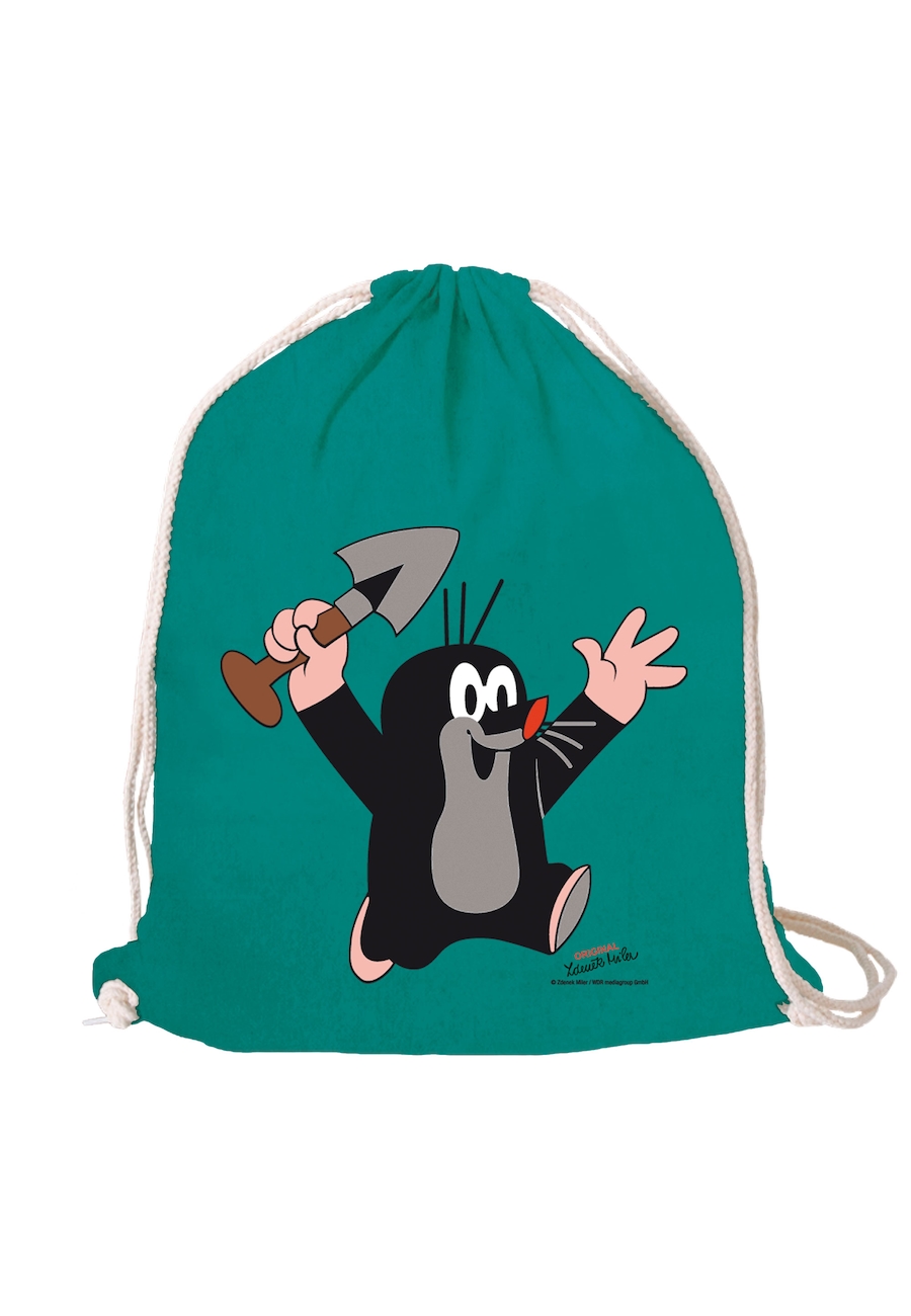 

Спортивная сумка LOGOSHIRT Der kleine Maulwurf - Juhu, зеленый