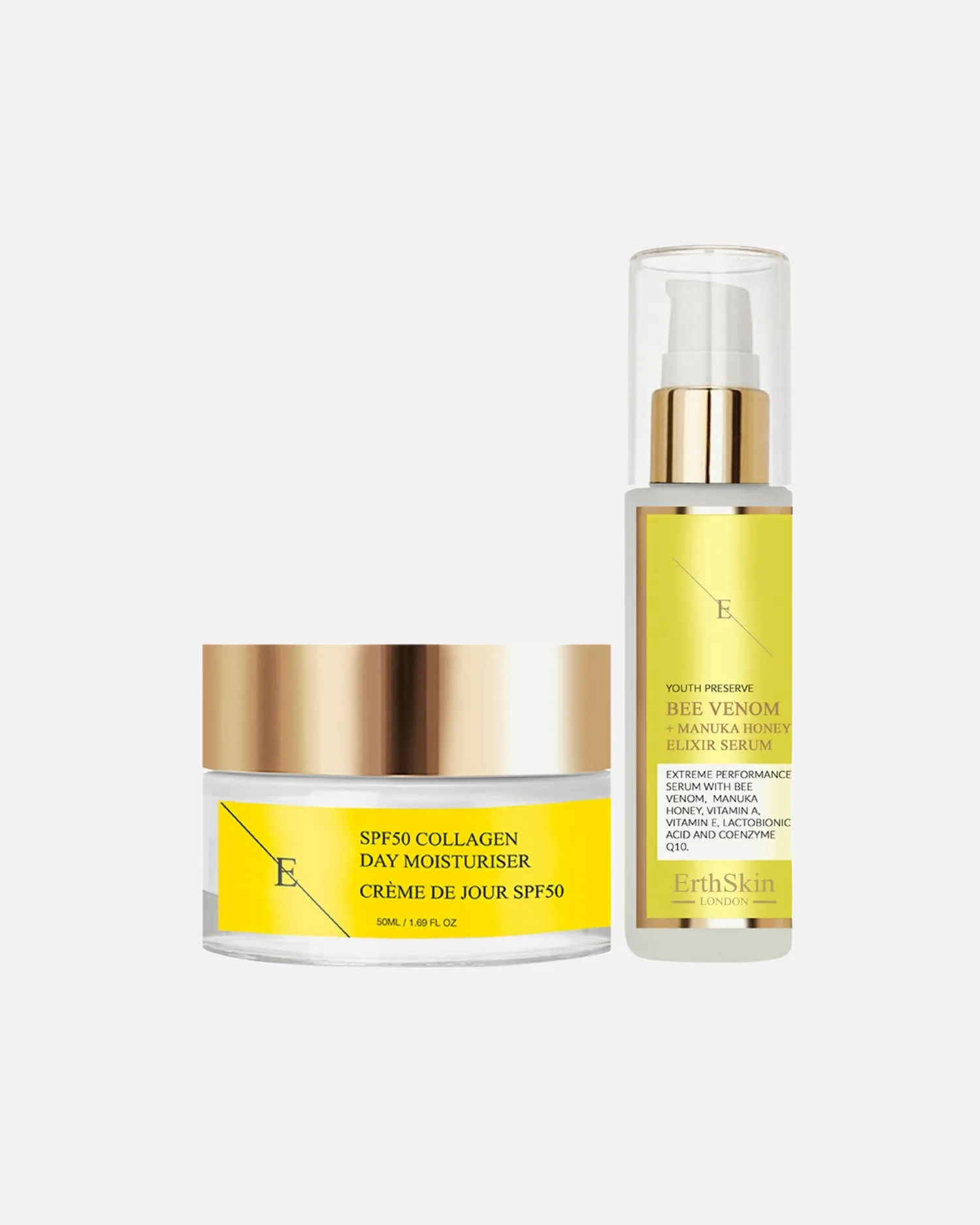 Набор ErthSkin London — Для ухода за лицом Bee Glow + SPF-защита , 1 шт, 60 мл