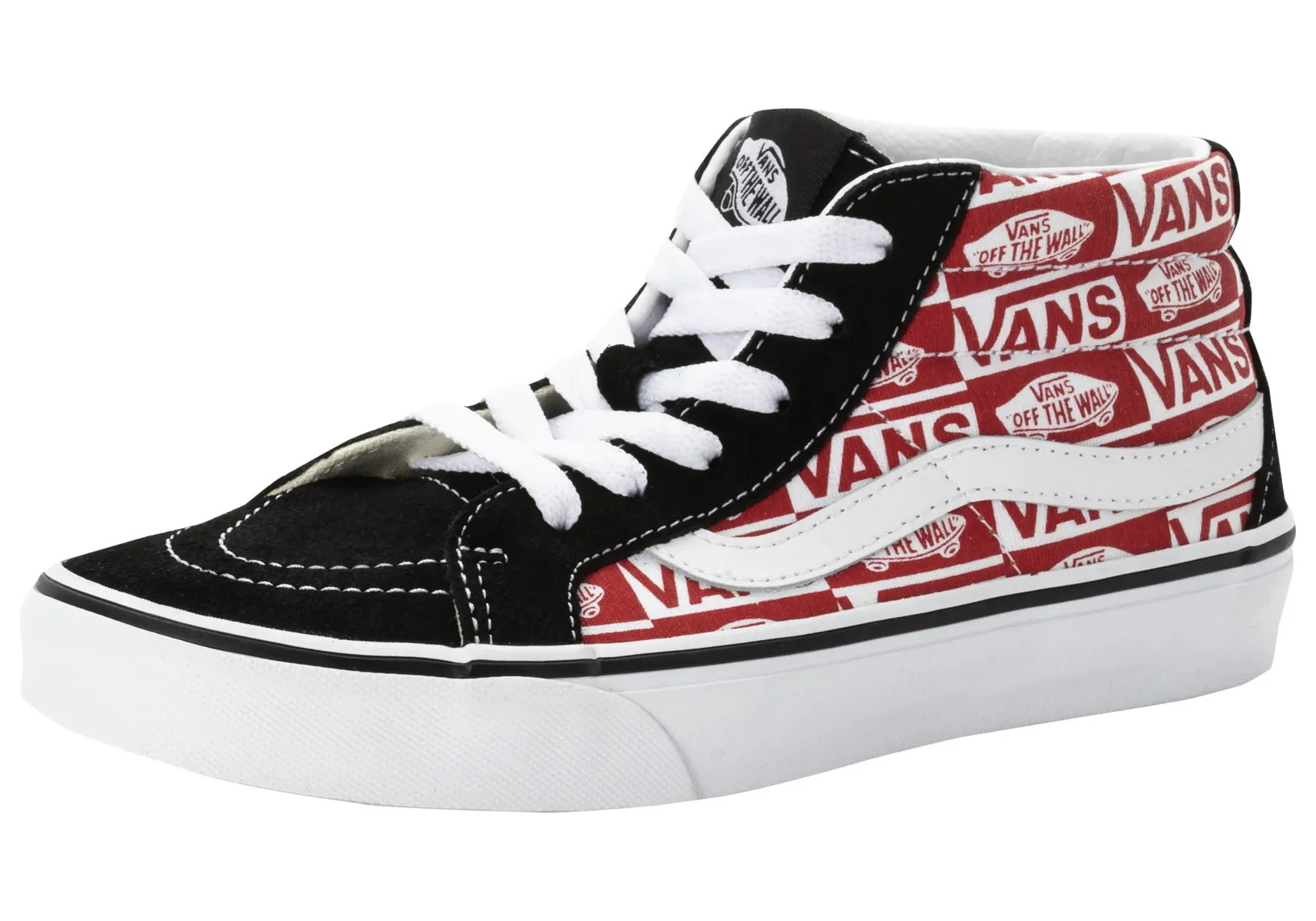 

Кроссовки Vans "JN SK8-Mid Reissue V", цвет Logo Black/Racing Red
