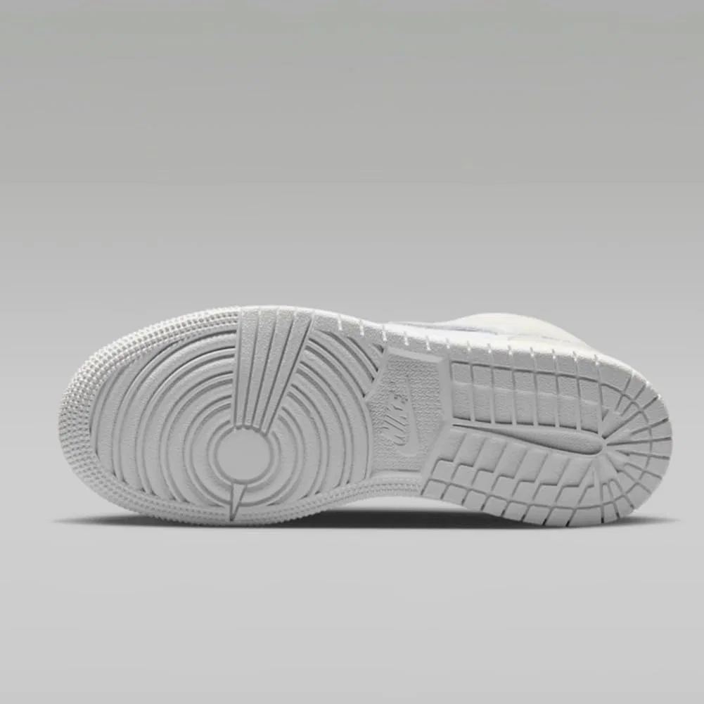 Кроссовки NIKE Air Max Plus для бега, модель 852630, мужские, белый/светло-коричневый/серый — фото 4