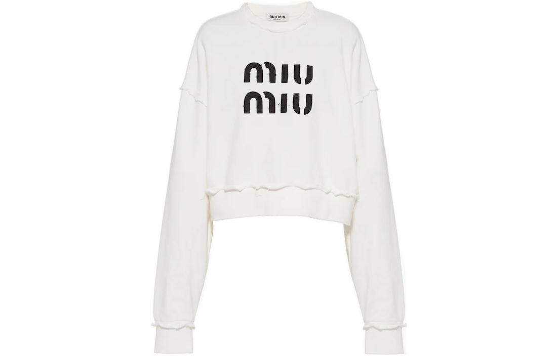 

Толстовка женская белая Miu Miu