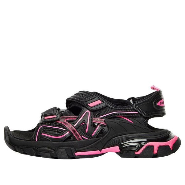 Сандалии track sandal 'black pink' Balenciaga, черный