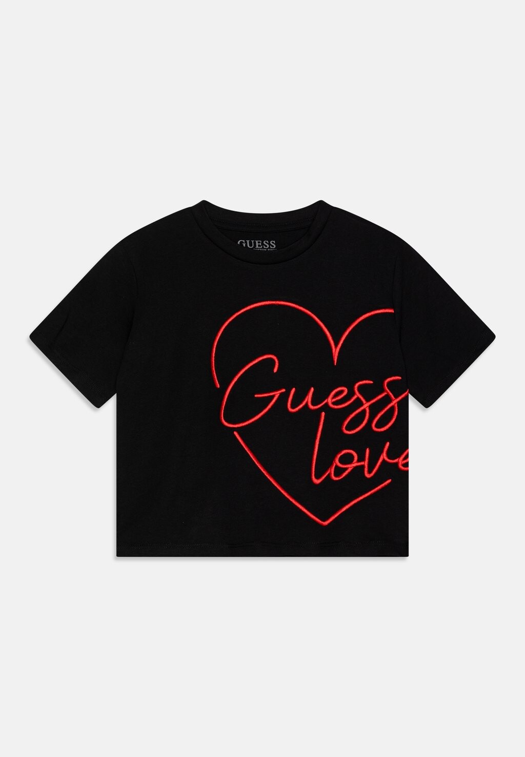 

Футболка с принтом JUNIOR GIRL Guess, черный
