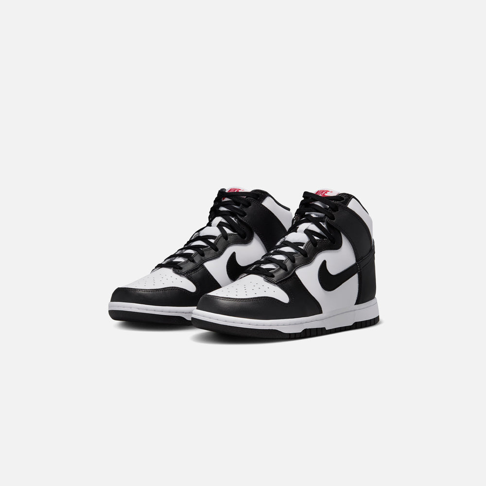 Кроссовки Nike WMNS Dunk High, цвет White/Black/University Red — фото 2