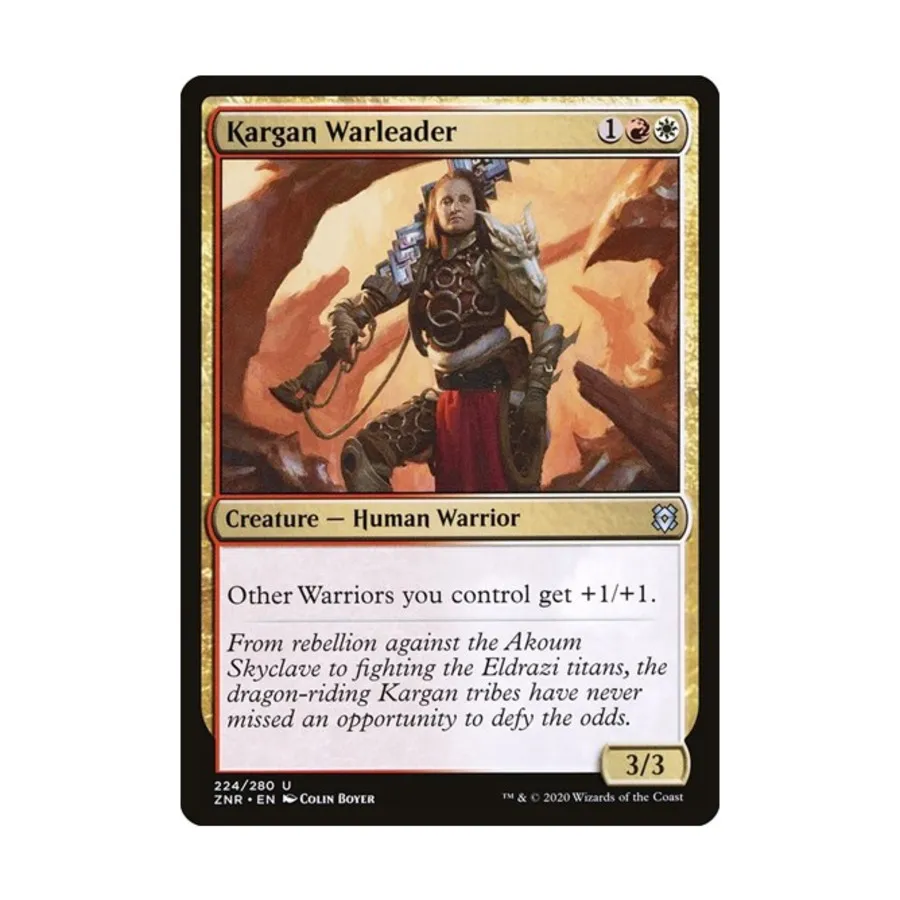 

CCG Карганский военачальник (U), MTG - Zendikar Rising