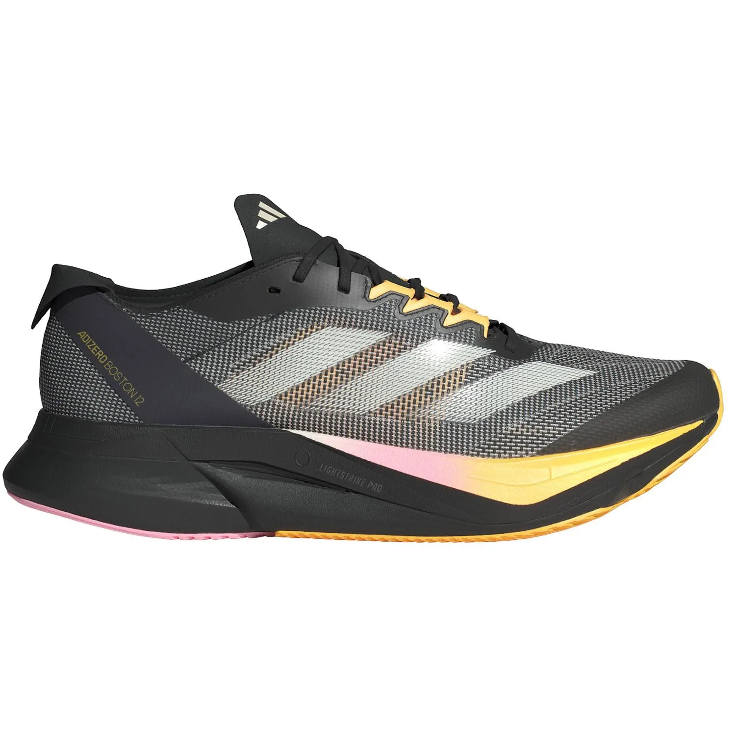 

Adizero Boston 12 Дорожные Беговые Кроссовки adidas, Core Black/Zero Met/Spark