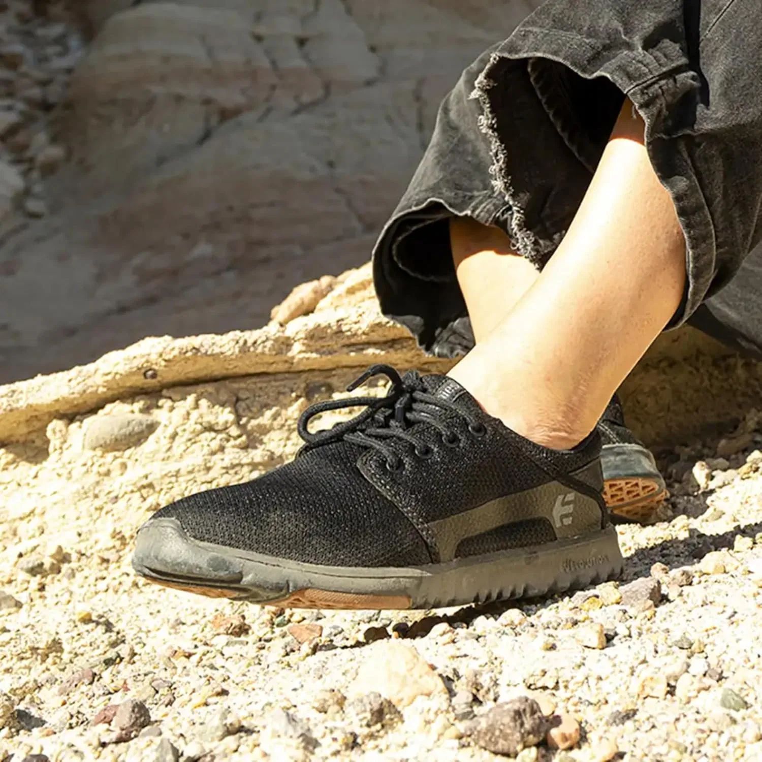 Кроссовки Etnies Scout, Black/Black/Gum — фото 3