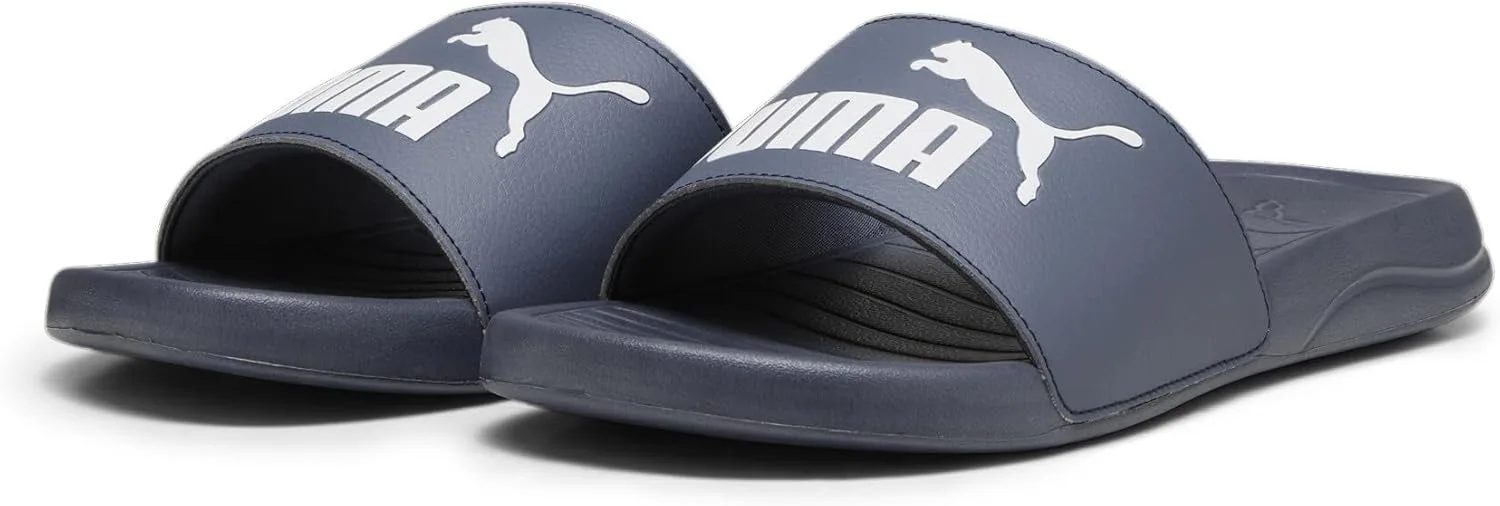 Сандалии-шлепанцы PUMA Popcat 20 унисекс, белый/синий