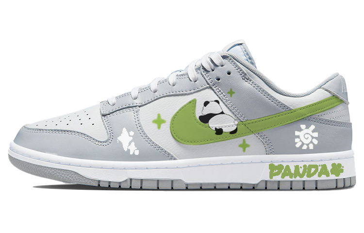 

Кроссовки Nike Dunk Skateboarding Shoes Men Low-top Grey/white, серый