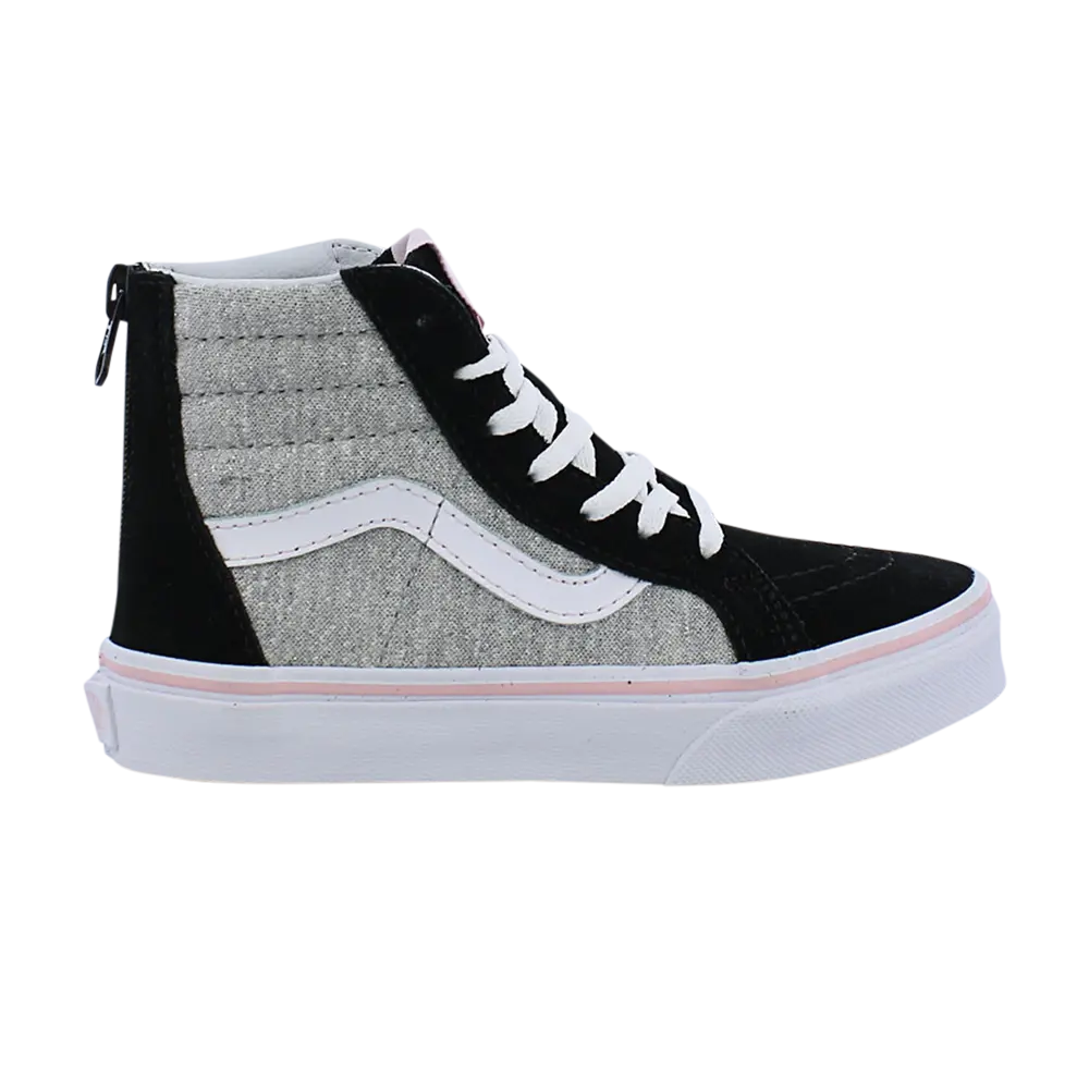 

Кроссовки Sk8-Hi Zip Kids Vans, серый