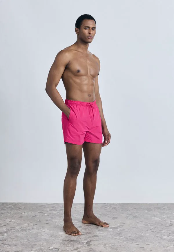 Плавки средней длины с вышивкой флага. Tommy Hilfiger, Party Pink — фото 2