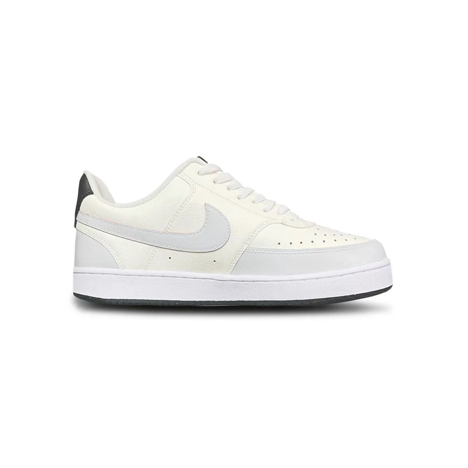 Nike Кроссовки Court Vision 1 Tower Rabbit Creative Synthetic Leather Low top мужские бело-серые — фото 3