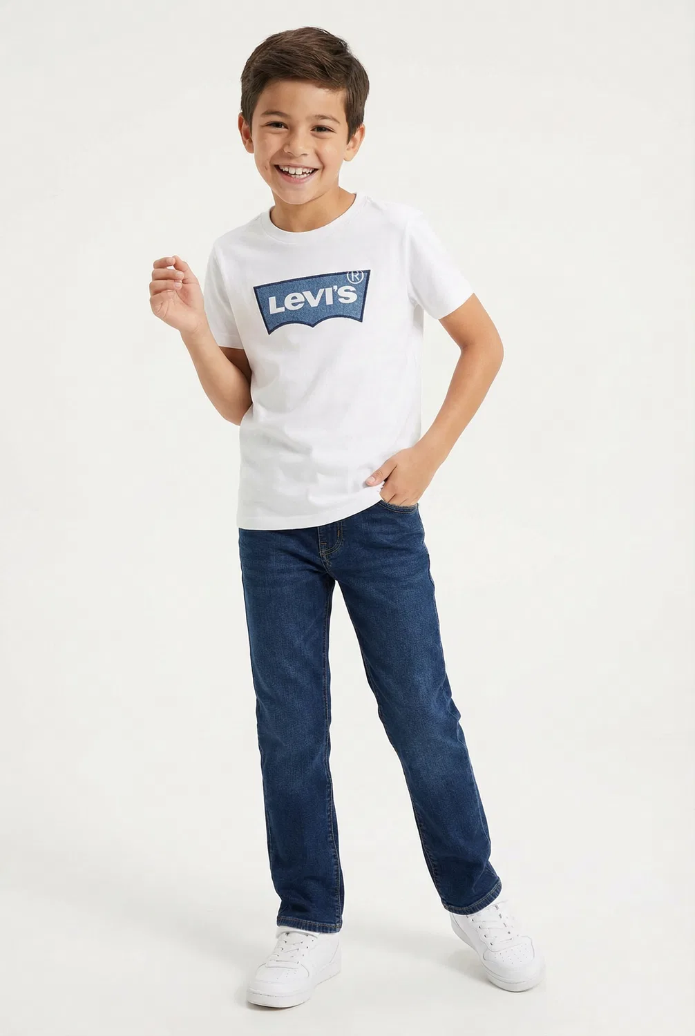 Футболка Levi'S Kids, White — фото 3