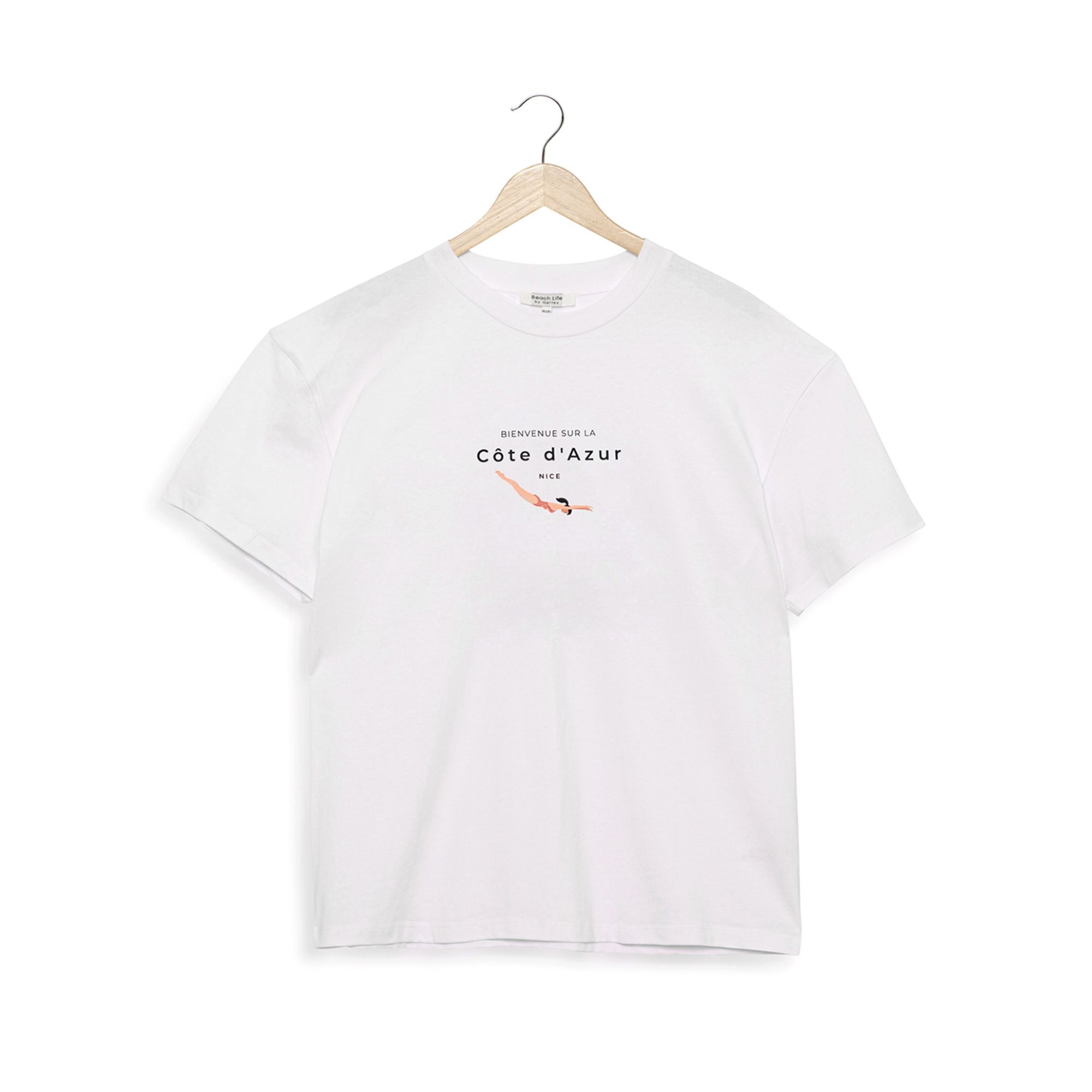 

Футболка с принтом для пляжа Gottex Beach Life, Blk/Wh