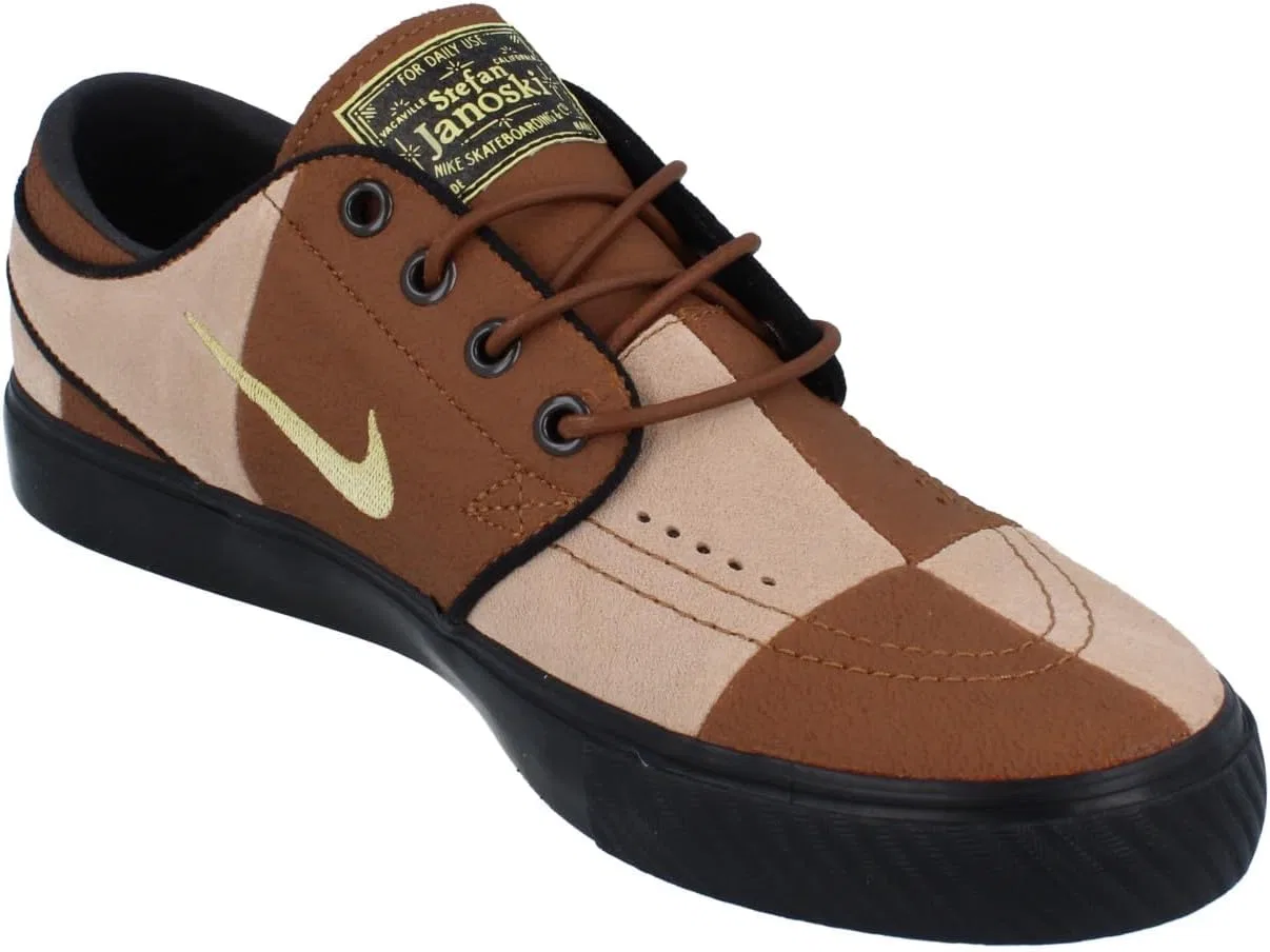 Кроссовки Nike Sb Zoom Janoski OG+ PRM для мужчин, модель HQ1629, Light British Tan Saturn Gold 200 — фото 4