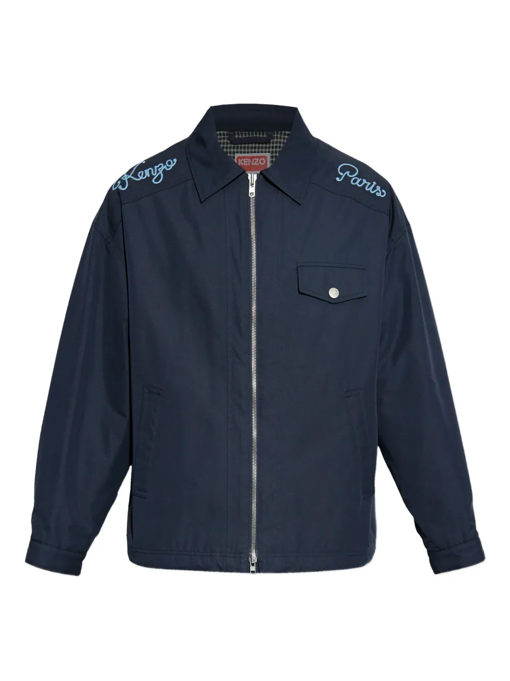 

Парижская вышитая куртка KENZO, синий