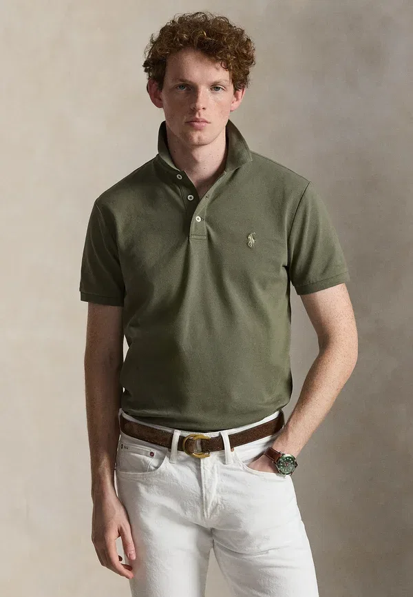 Поло с коротким рукавом Polo Ralph Lauren, цвет круизный оливковый