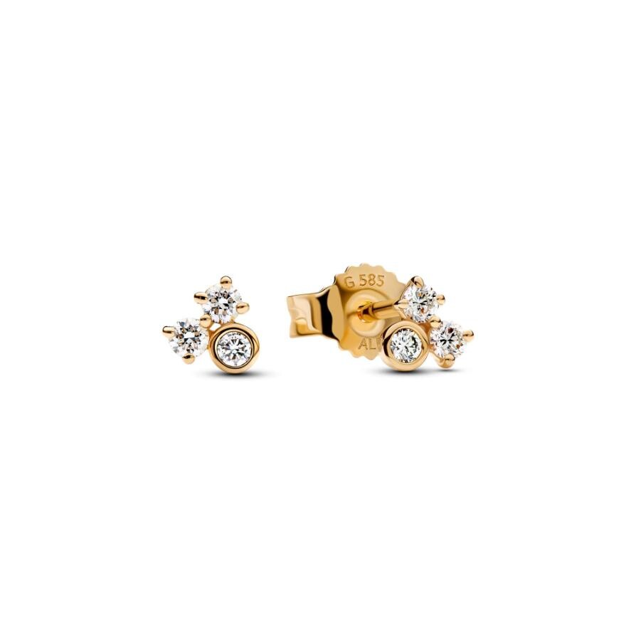 

Серьги Pandora Era Lab-Grown Diamond Cluster Stud Earrings, золото