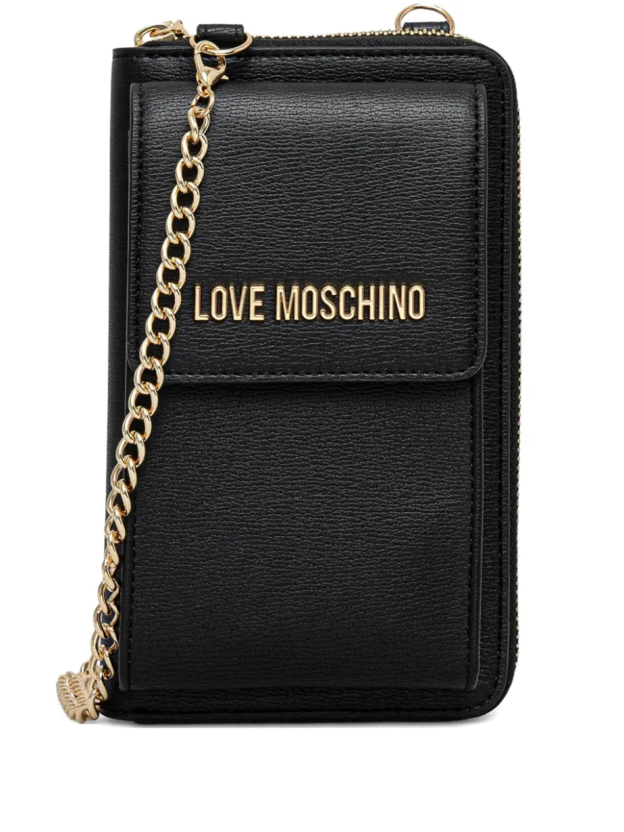 

Кошелек с логотипом Love Moschino, черный