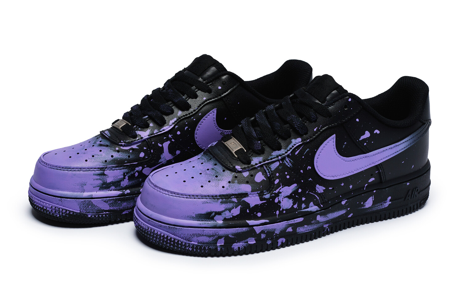 Кроссовки Nike Air Force 1 Skateboarding Shoes Unisex Low-top Purple, фиолетовый — фото 2