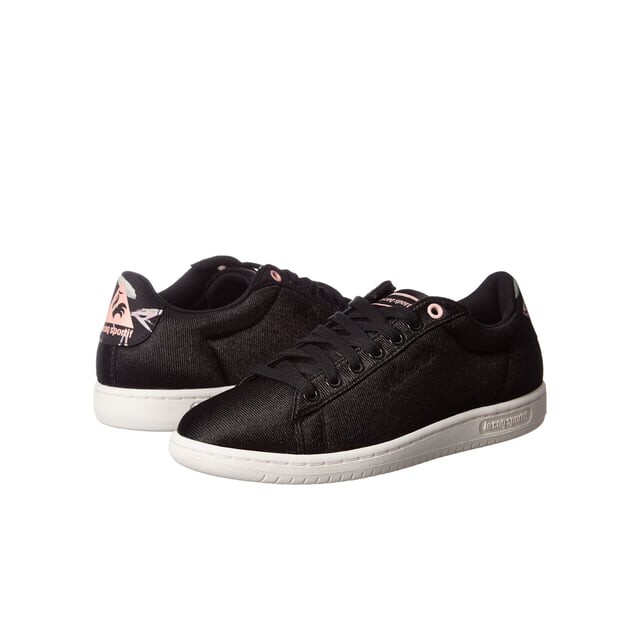 Женские черные кроссовки Arthur Ashe «Райская птица» Le Coq Sportif, черный — фото 4