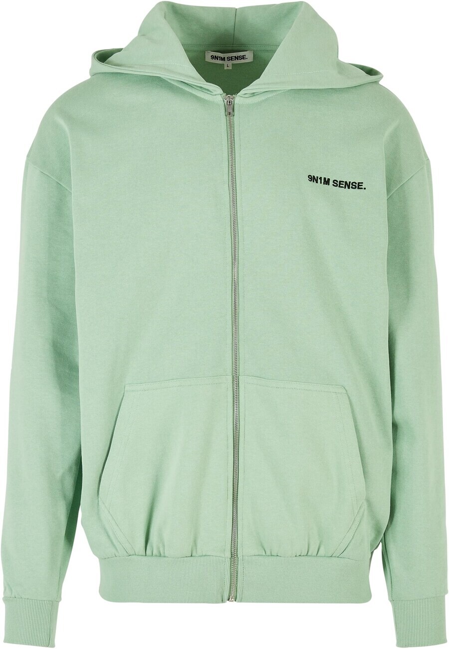 

Толстовка с капюшоном на молнии 9N1M SENSE Zip-Up Hoodie Essential, зеленый