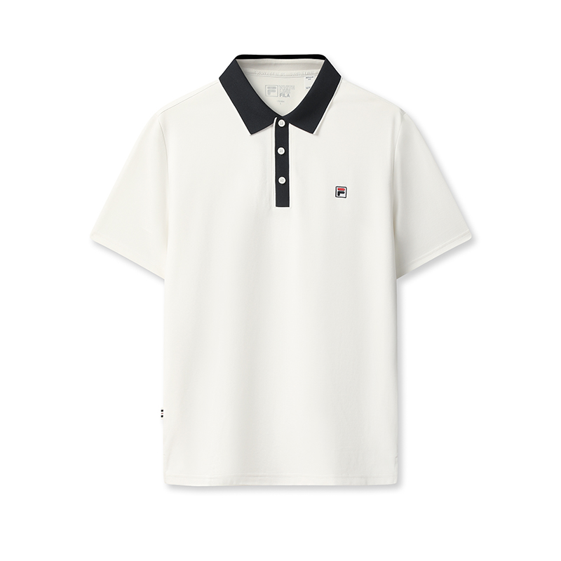 

FILA Поло Heritage мужское облачно-белое, Белый, FILA Поло Heritage мужское облачно-белое