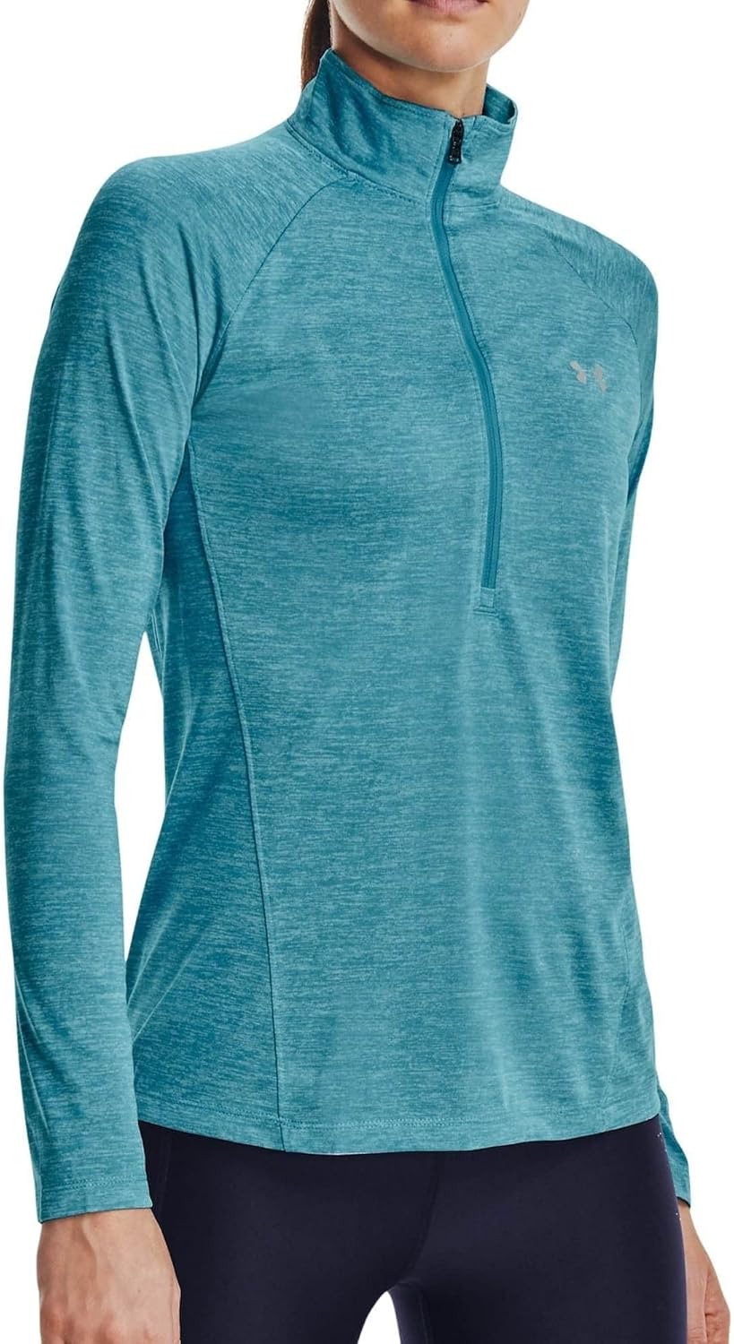 

Under Armour мужская футболка Tech 1/4 Zip, (433) Glacier Blue/White/Metallic Silver