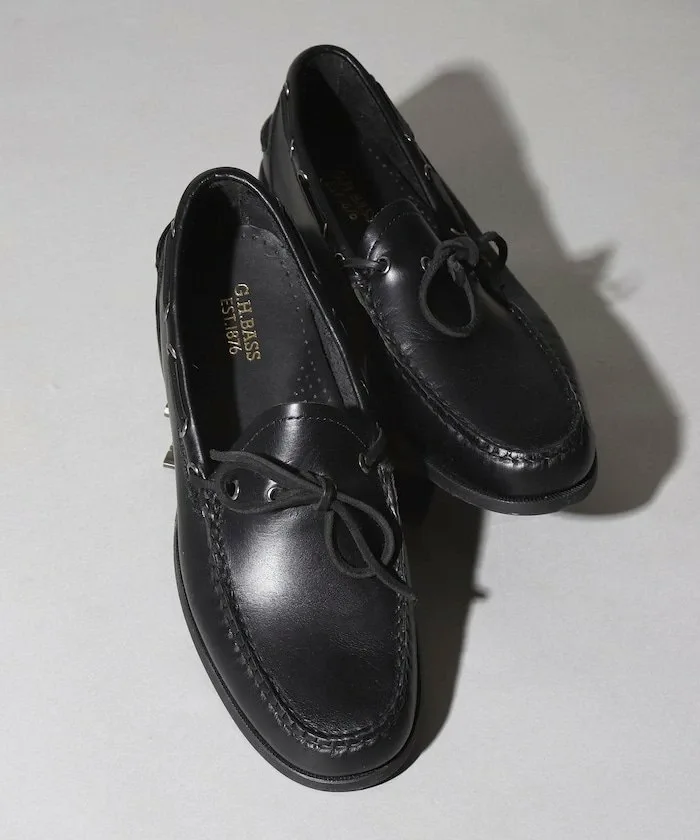Туфли Эксклюзивная самодельная модель CAMP MOC DECKER SOFT / BA12001A (размеры 25-28 см) 26SS G.H.Bass, black