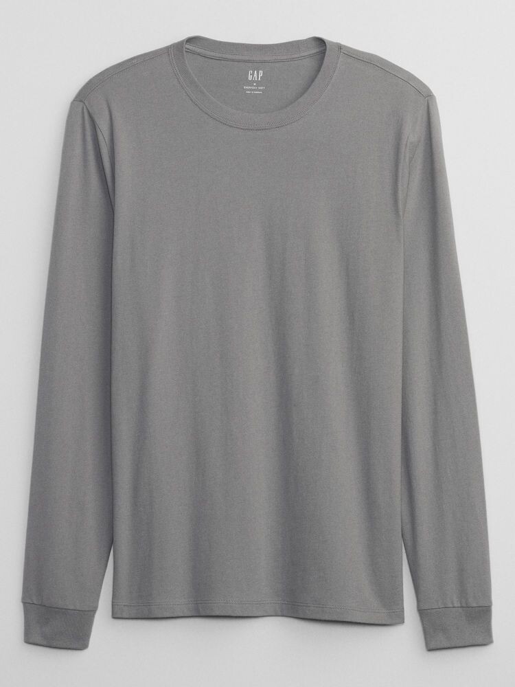 

Футболка с длинными рукавами Gap, серый