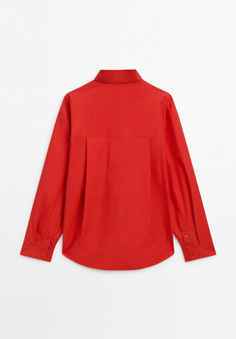

Рубашка WITH POCKET Massimo Dutti, красный