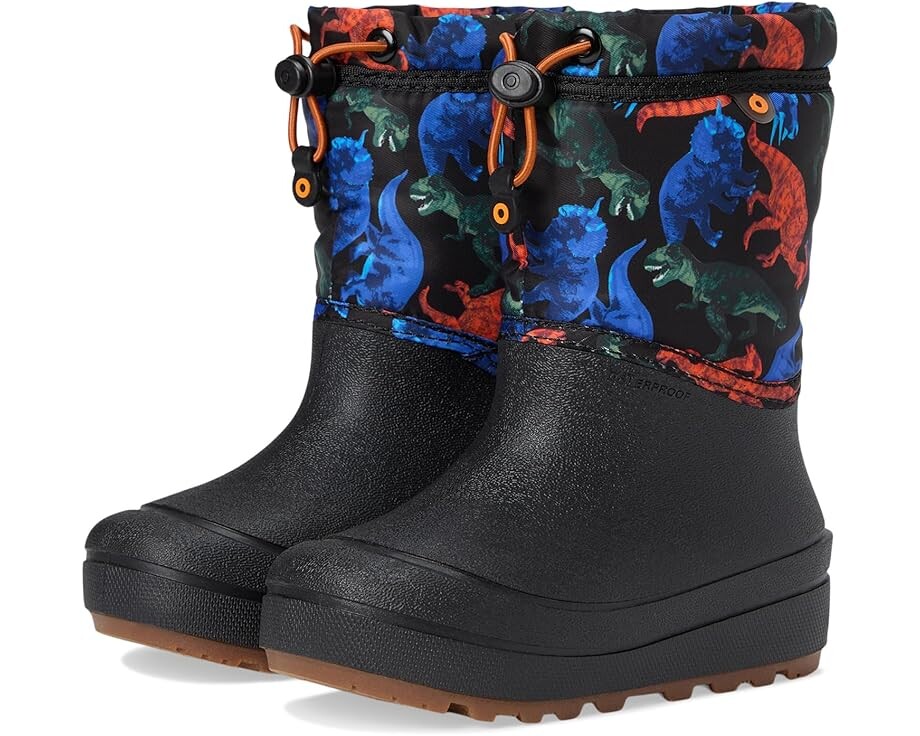 

Ботинки Bogs Kids Snow Shell Boots - Real Dino, черный мульти
