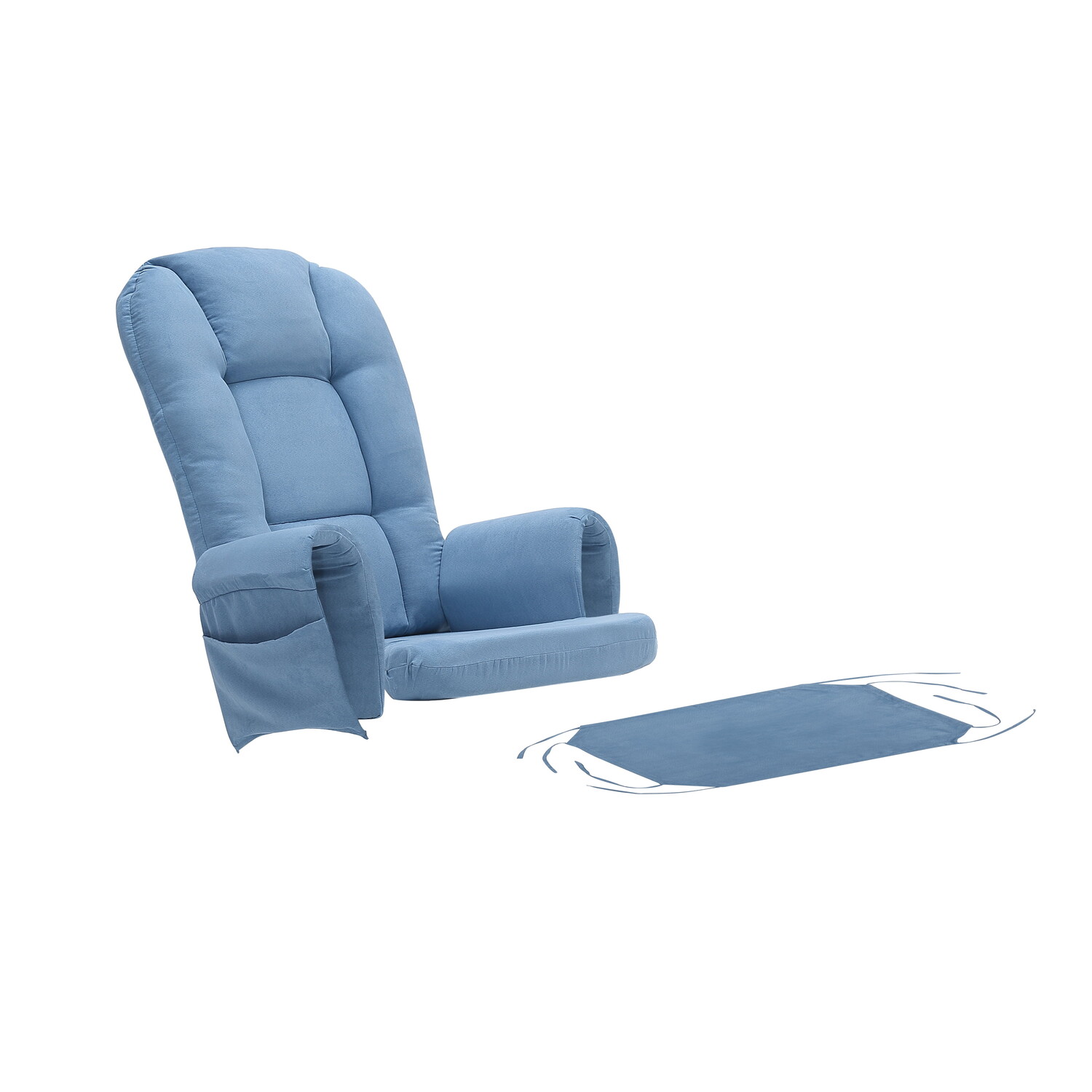 

Подушки для кресла-качалки Glider Lyon Rejoice Home, синий