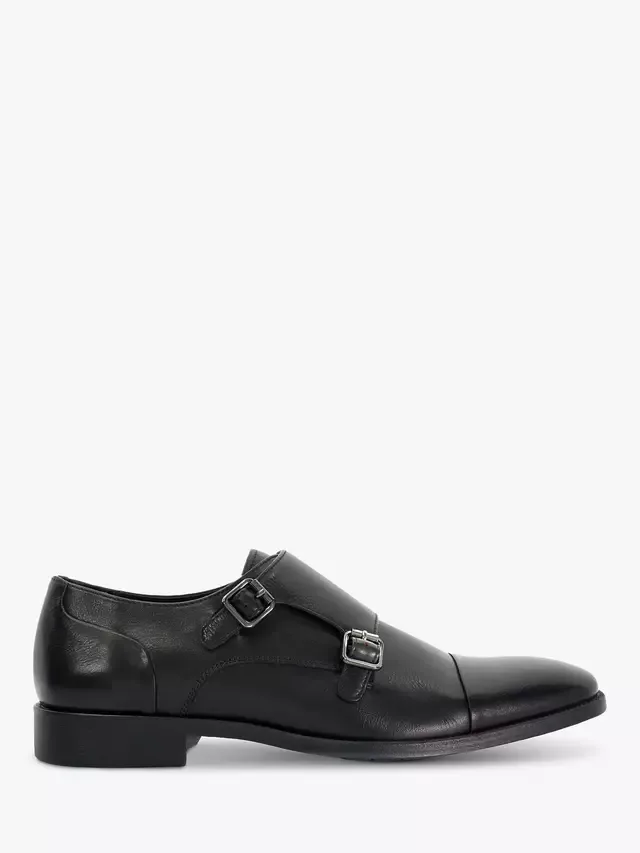Кожаные мокасины Satchin с гибкой подошвой и защитным носком Dune London, Black