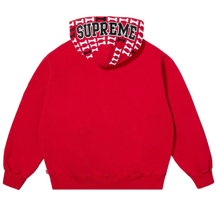 Толстовка Supreme League Champs Zip Up Hooded Sweatshirt, Red — фото 2