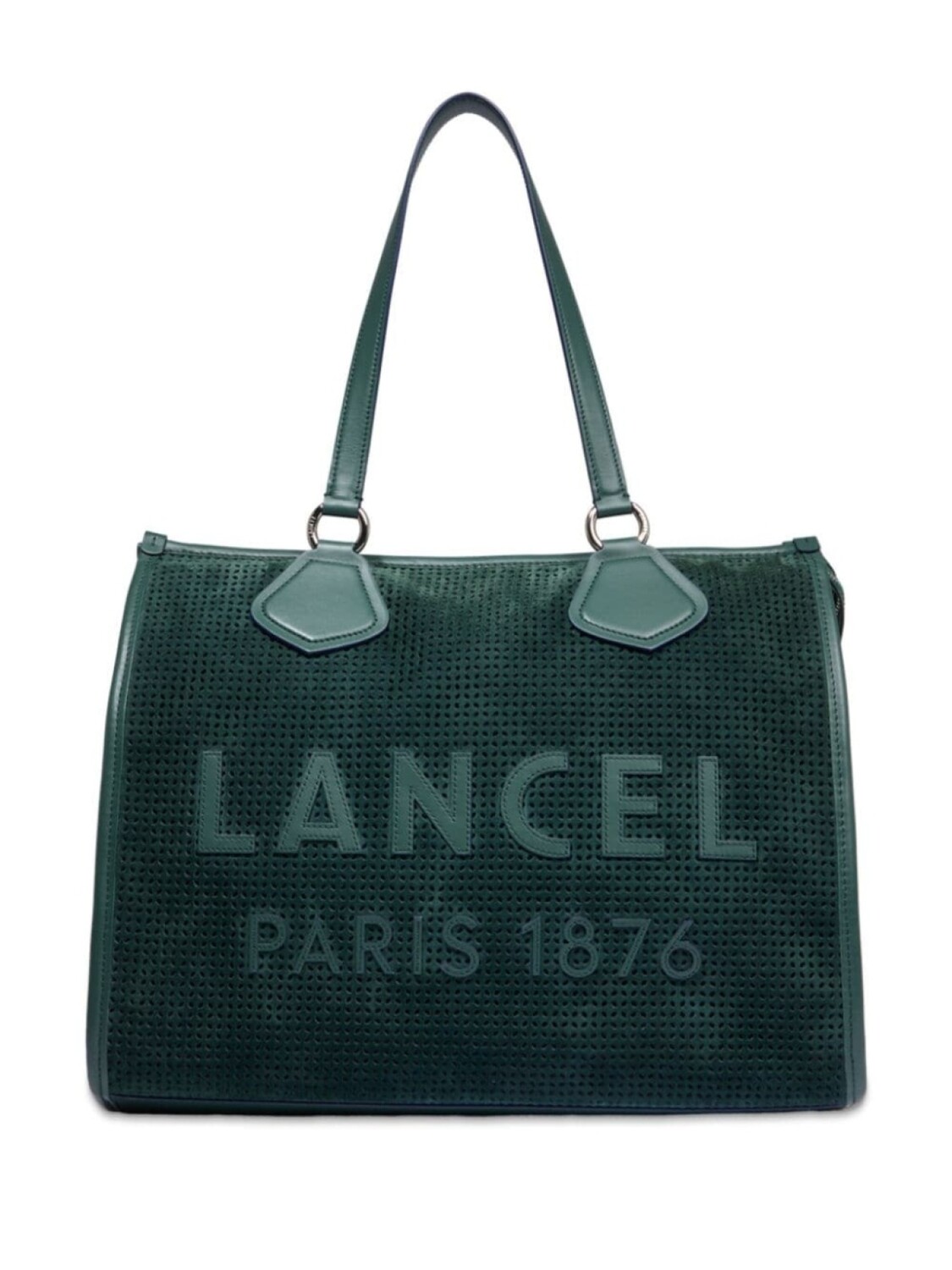 

Lancel большая сумка-тоут с нашивкой-логотипом, зеленый