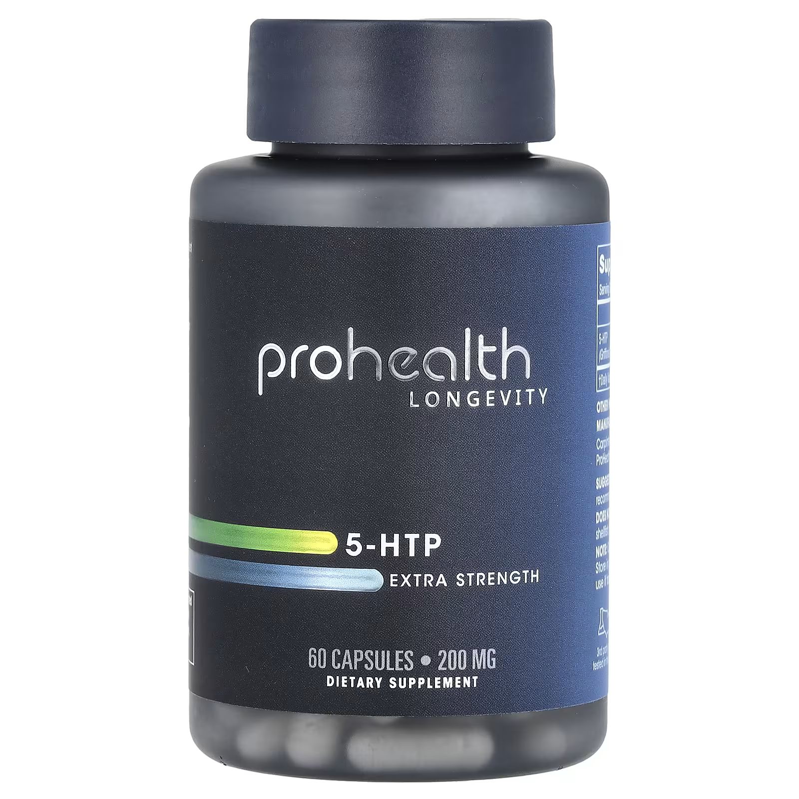 

5-HTP, Повышенная сила, 200 мг, 60 капсул Prohealth Longevity