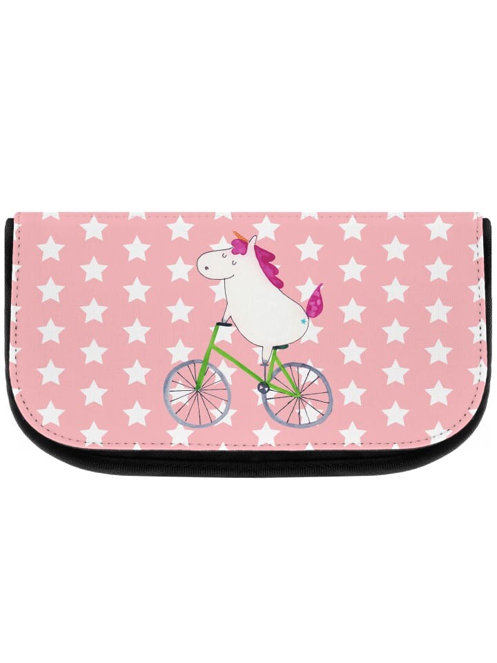 

Косметичка Mr & Mrs Panda Einhorn Radfahrer ohne Spruch, цвет rot pastell