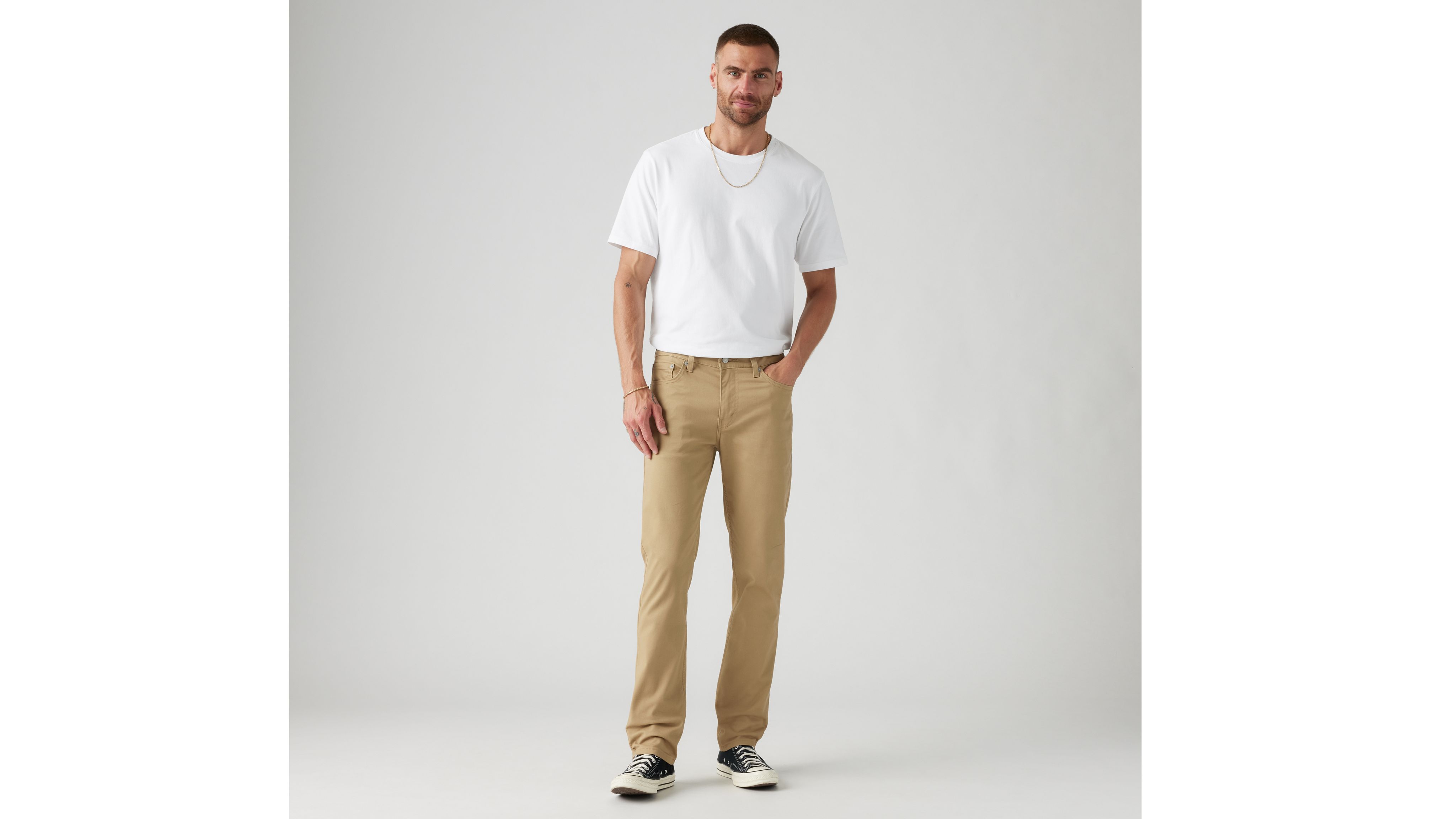 

511 Узкие всесезонные мужские брюки Levi's, цвет Harvest Gold Brown - Stretch