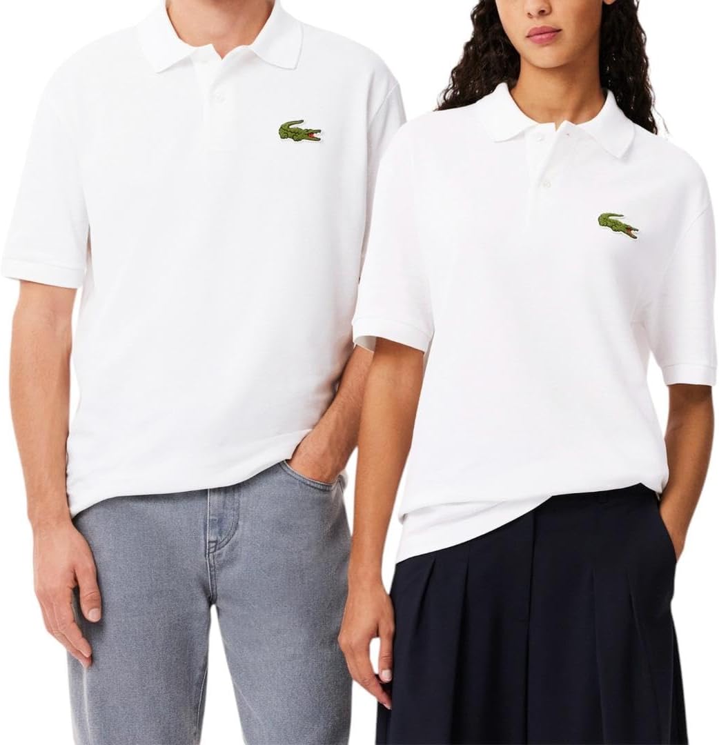 

Lacoste мужская оригинальная L.12.12 свободного кроя поло green croc, White, Белый, Lacoste мужская оригинальная L.12.12 свободного кроя поло green croc, White