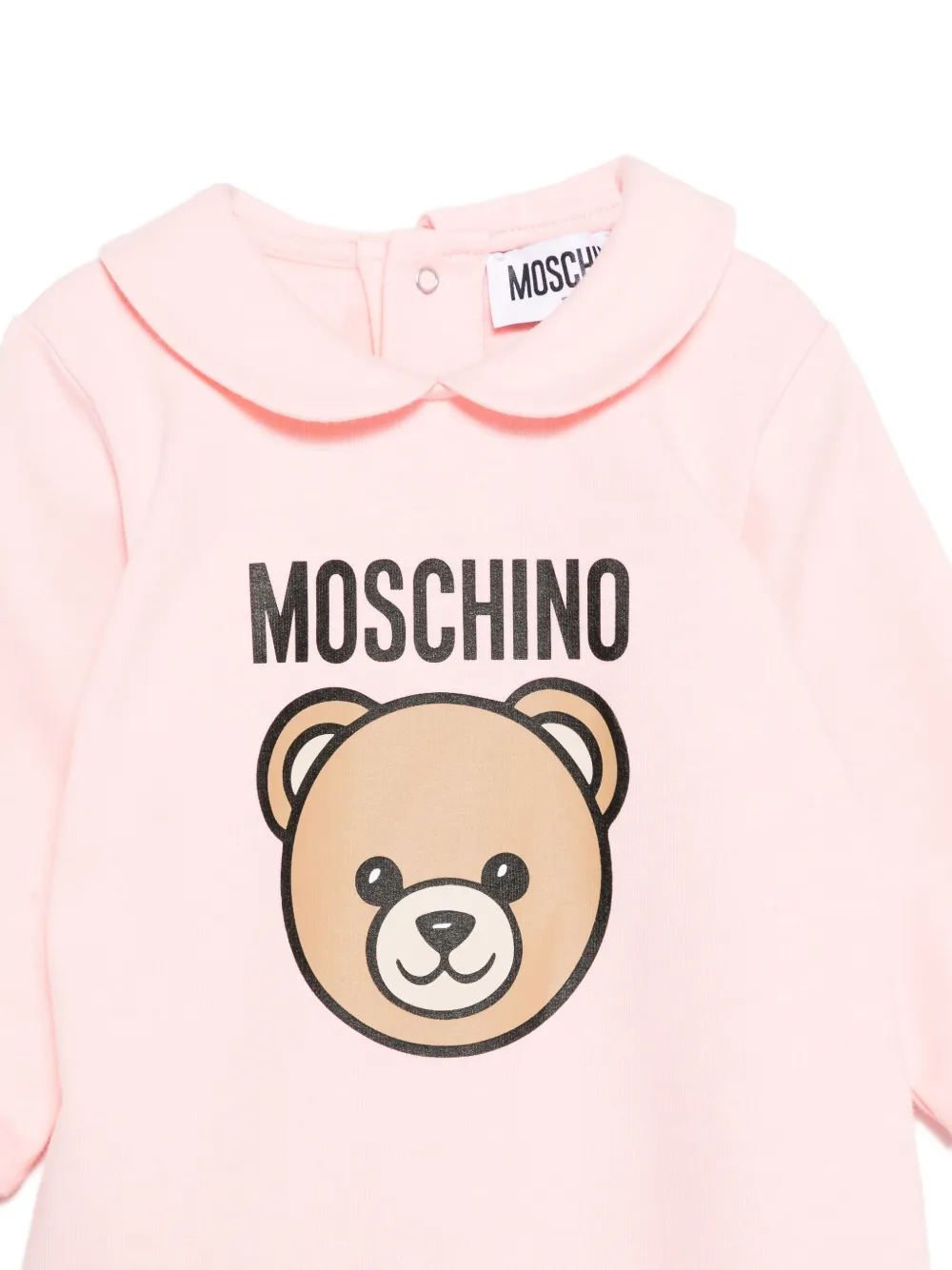 Пижама с декором Teddy Bear Moschino Kids, розовый — фото 3