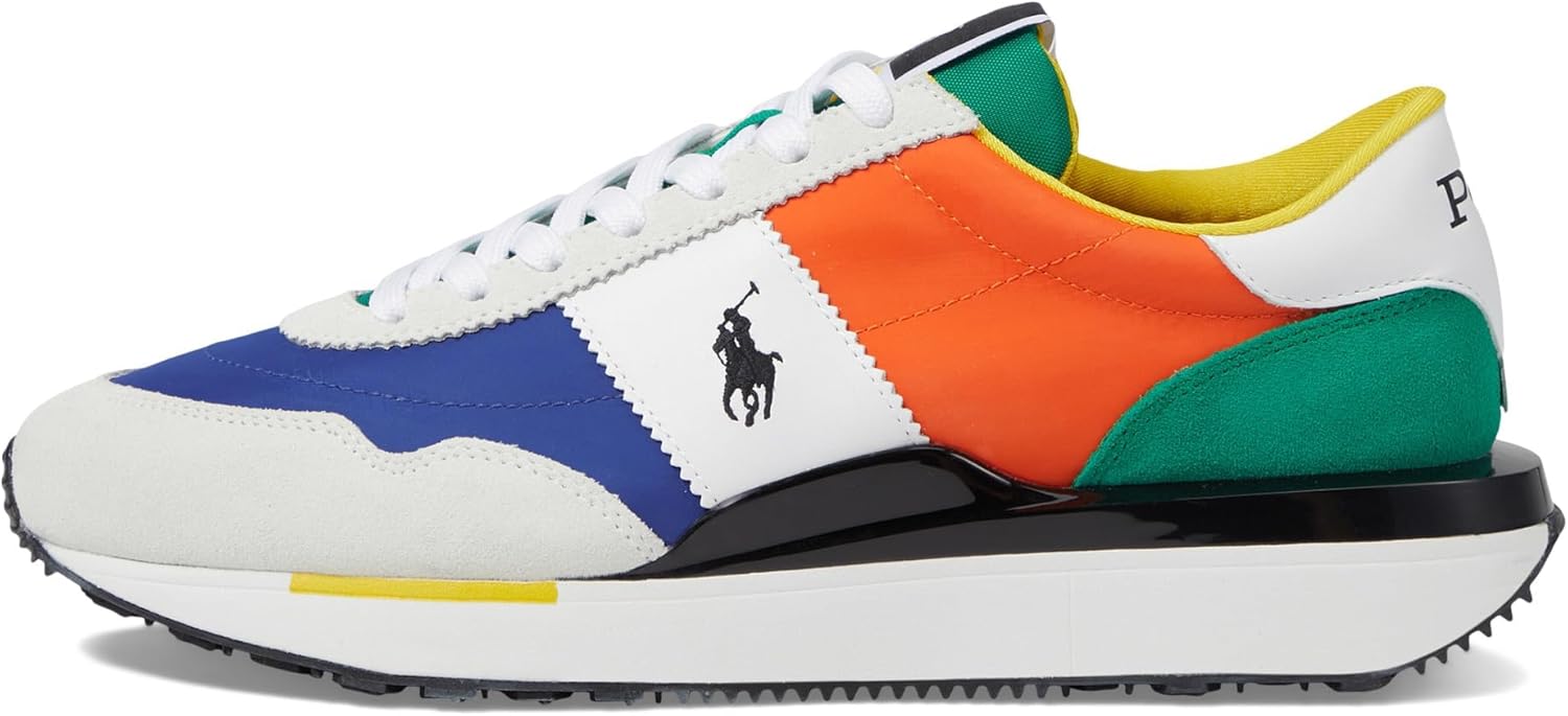 POLO RALPH LAUREN Men's Keaton Sneaker, Asymmetrical Color-Block — фото 4