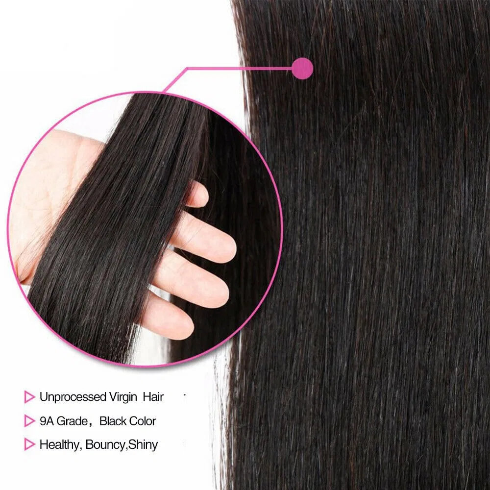 Прямые натуральные волосы для наращивания 300 г от Virgin Hair Urshiney — фото 2